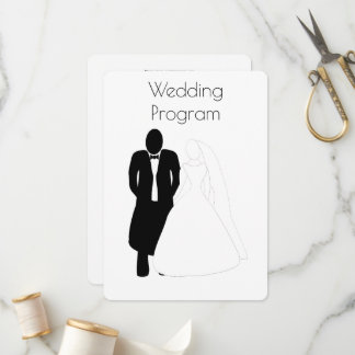 Programa de bodas Novia Groom