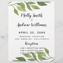 PROGRAMA de bodas nupciales de primavera