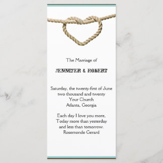 Programa de Bodas Occidentales Heart Love Knot