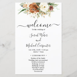 Programa de bodas otoñales