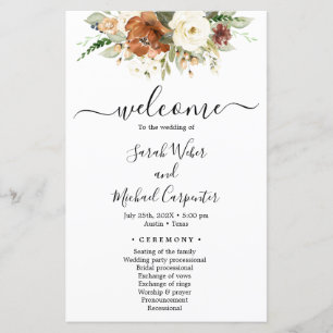 Programa de bodas otoñales