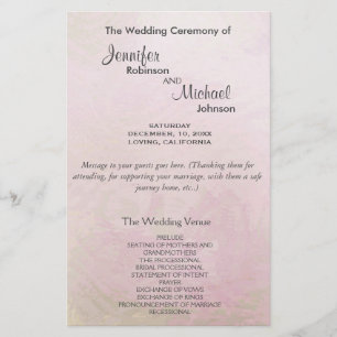 Programa de bodas Perla Rosa