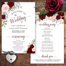 Programa de Bodas Presupuestarias Florales Rojas y