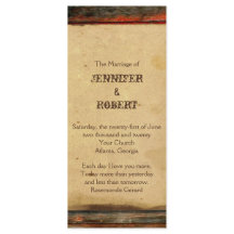 Programa de Bodas Rústicas de Madera