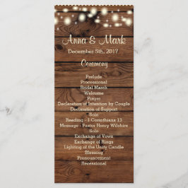 Programa de Bodas Rústicas, Programa de Bodas Rúst