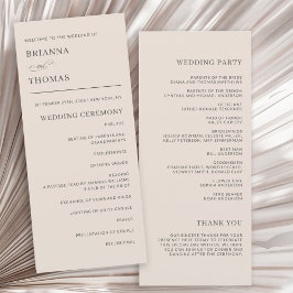 Programa de Bodas Sencillas y Elegantes del Otoño 