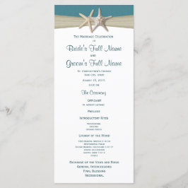 Programa de Bodas Starfish and Burlap Beach