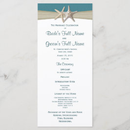 Programa de Bodas Starfish and Burlap Beach