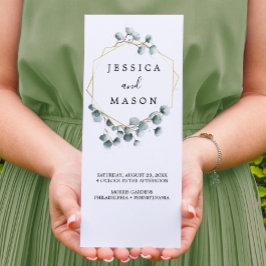 Programa de Bodas Triples Eucalyptus Greenery