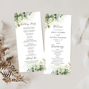 Programa de bodas verdes