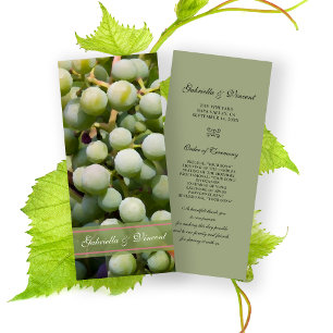 Programa de Bodas Vineyard de Uvas Verdes