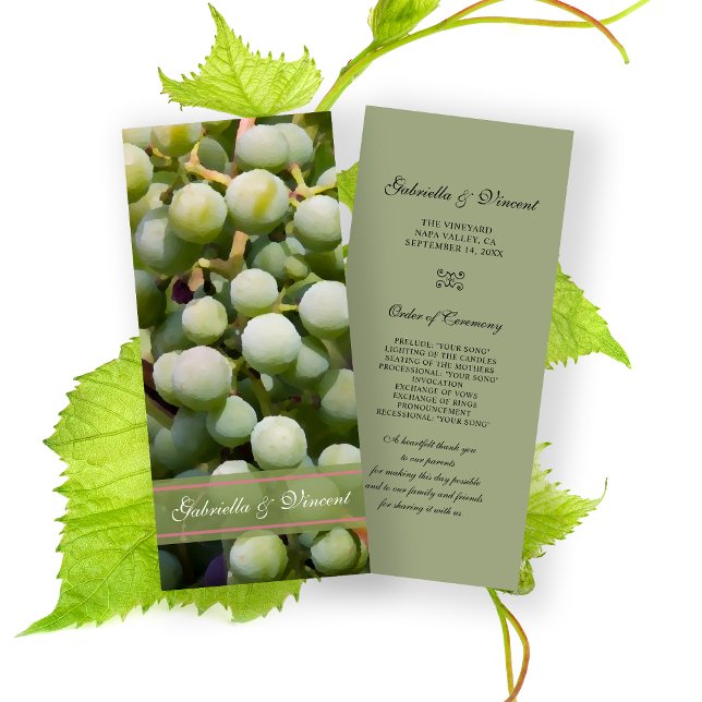 Programa de Bodas Vineyard de Uvas Verdes (Subido por el creador)