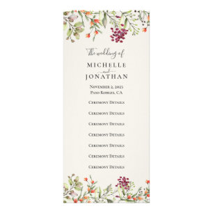Programa de Bodas Wildflower Meadow Ecru