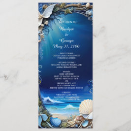 programa de bodas y menú de vibe de la costa azul