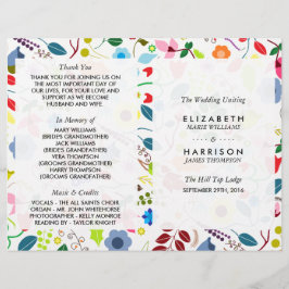 Programa de Boho de Bodas Florales en la Moda mode