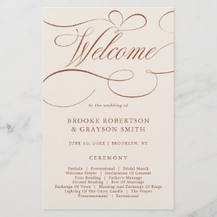 Programa de caligrafía moderna de terracota sin ti