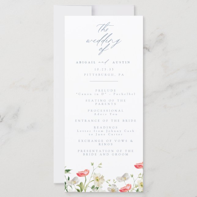 Programa de casamiento acuático de primavera (Anverso)