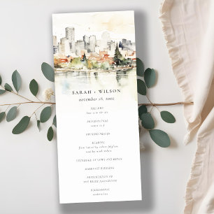 Programa de casamiento acuático en la línea aérea