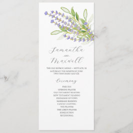 Programa de casamiento de agua Flores de lavanda