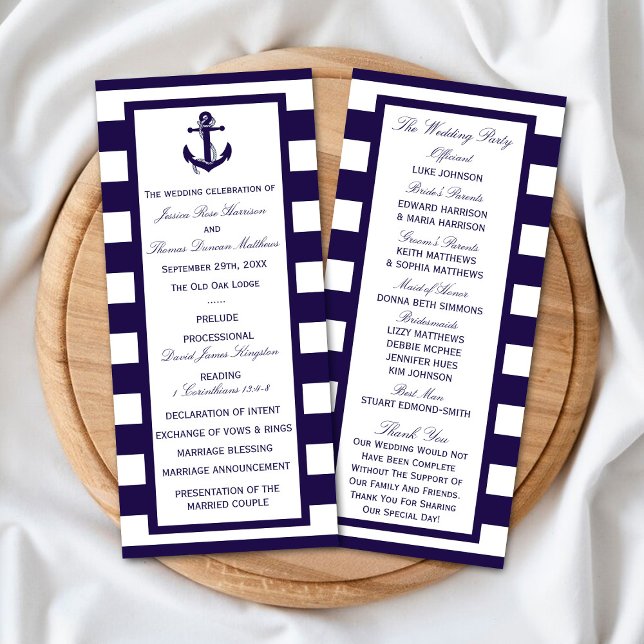 Programa de casamiento de banda de la marina náuti (Subido por el creador)