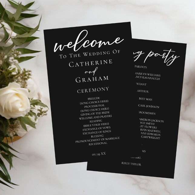 Programa de casamiento de guiones blancos negros d (Subido por el creador)