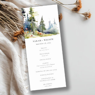Programa de casamiento de paisajes de bosques de p