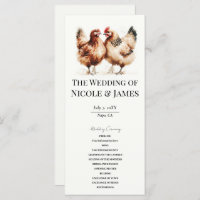 Programa de casamiento de pastoreo de pollo marrón