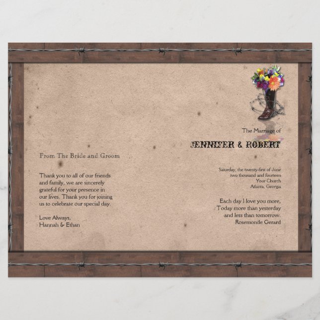 Programa de casamiento por cable con púas en el oe (Anverso)