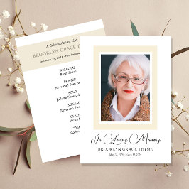 Programa de Celebración de la Vida con Fotografías
