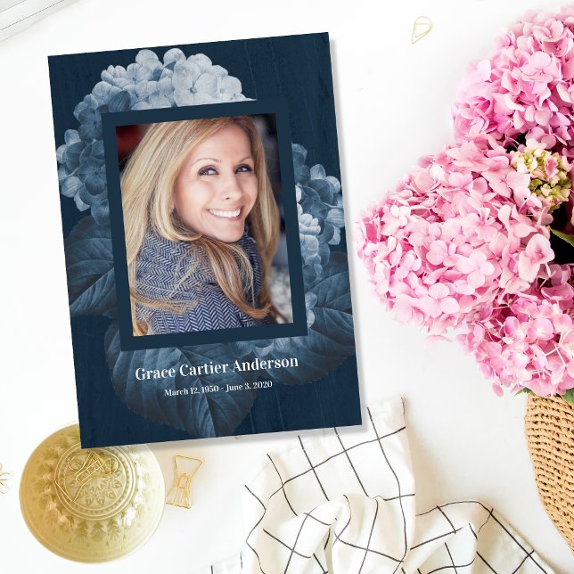 Programa de celebración de la vida de la hidrangea (Subido por el creador)