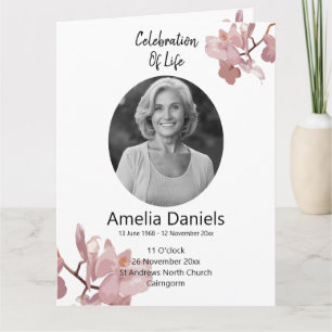 Programa de Celebración de la vida de la Orquídea 