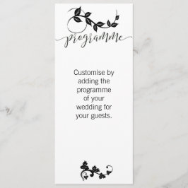 Programa de celebración del matrimonio