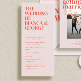 Programa de Ceremonia Boda de Belmont