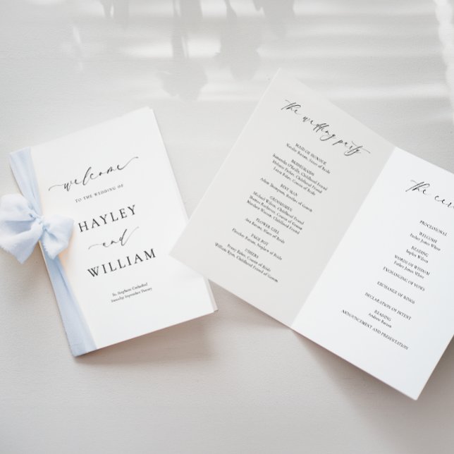 Programa de Ceremonia Boda de Ellesmere (Subido por el creador)
