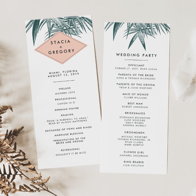 Programa de Ceremonia Boda de Sanibel (Subido por el creador)
