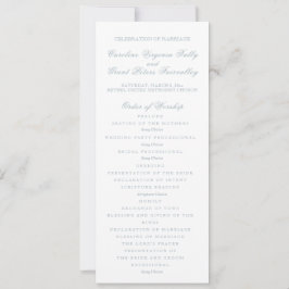 Programa de Ceremonia Clásico 