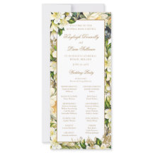 Programa de Ceremonia de Boda Católico de Masa Ple