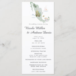 Programa de Ceremonia de Boda de Destino en México