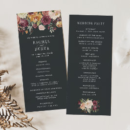 Programa de Ceremonia de Boda en Jardín de la Luna