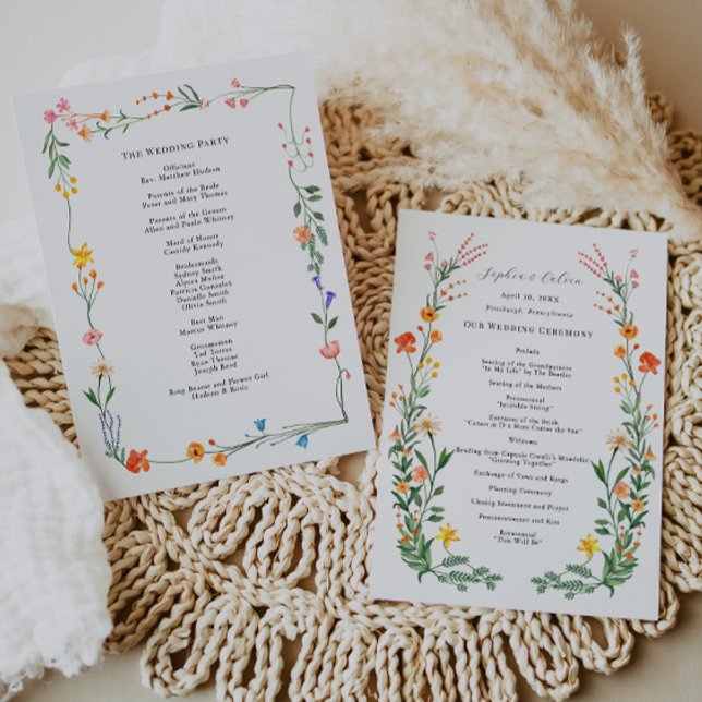 Programa de Ceremonia de Boda en Jardín Secreto (Subido por el creador)