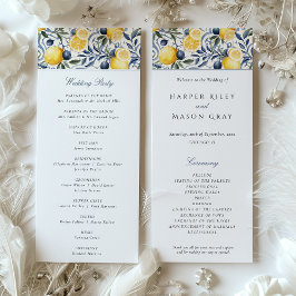 Programa de Ceremonia de bodas