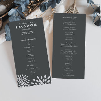Programa de Ceremonia de bodas