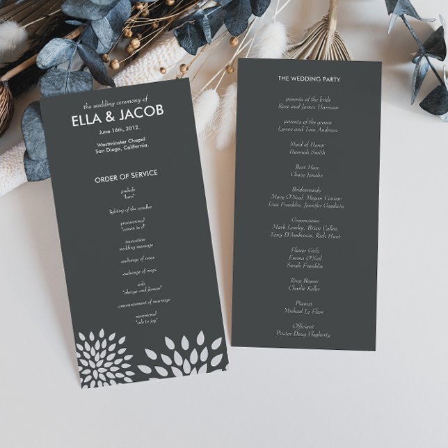Programa de Ceremonia de bodas (Subido por el creador)