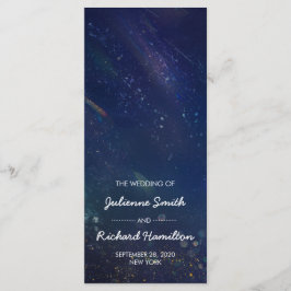 Programa de Ceremonia de Bodas de la Galaxia Azul 