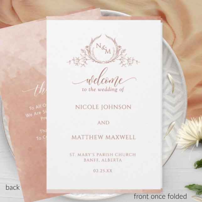 Programa de Ceremonia de Bodas Folcados de Terraco (Subido por el creador)