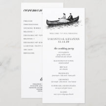 Programa de Ceremonia de Canotaje para Parejas