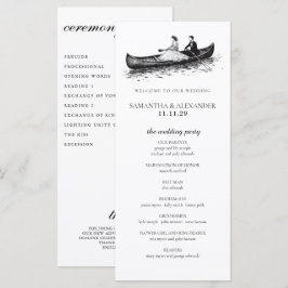 Programa de Ceremonia de Canotaje para Parejas