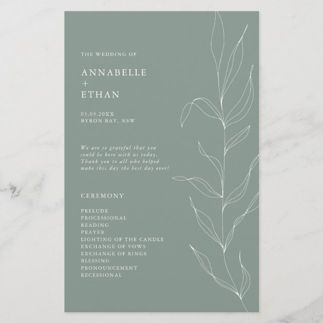 Programa de Ceremonia de Foliación de Salto en Lín (Anverso)