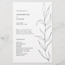 Programa de Ceremonia de Hojas de Dibujo en Línea