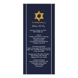 Programa de ceremonia de la Marina y la Estrella D